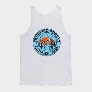 Petrified Forest National Park Arizona Cactus Mountains Laptop Tank Top